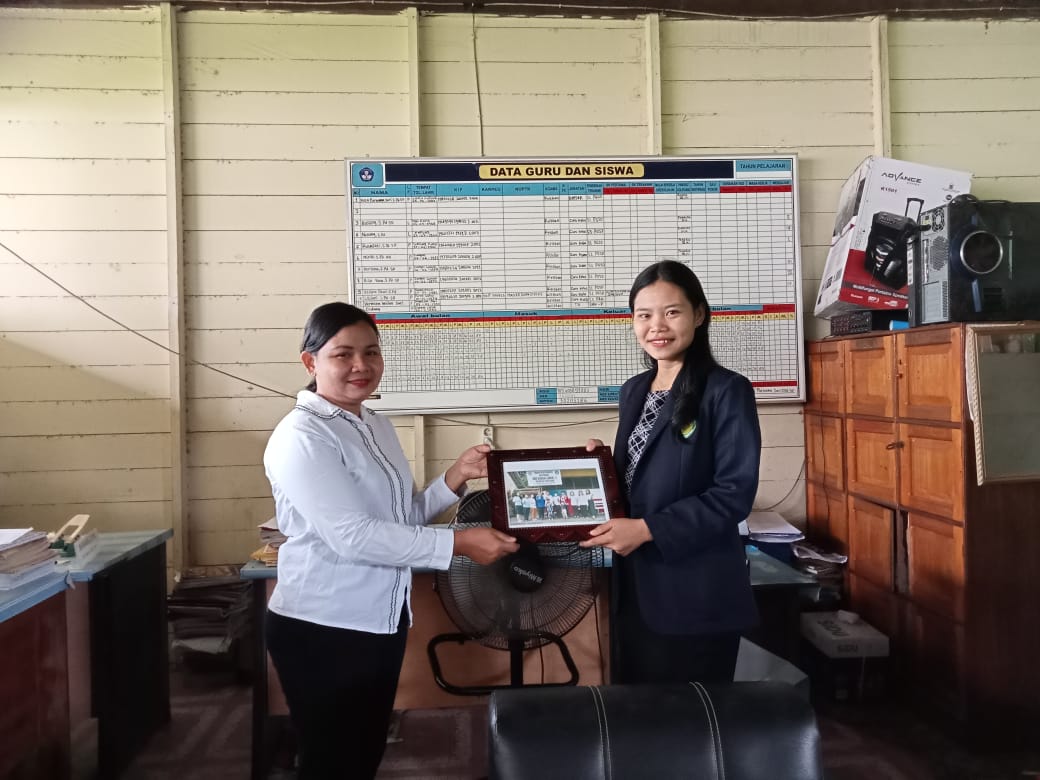 Visitasi PPL di SD Sungai Lunuk Kalimantan Tengah